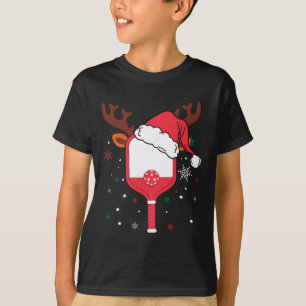 Camiseta Realizador de Natal do Jogador de Pickleball Xmas