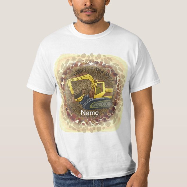 Camiseta Really Dig Dirt bulldozer  (Frente)