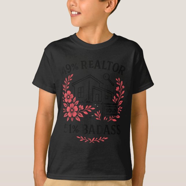 Camiseta Realtor 49% Realtor 51% Bad  (Frente)