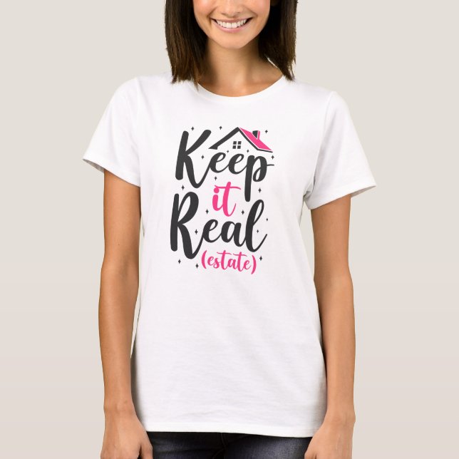 Camiseta Realtor Mantém Imóveis (Frente)