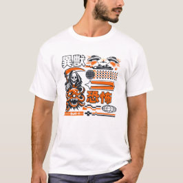 Camiseta Reaper Cibernético Polvo – Arte de Rua Japonês Som