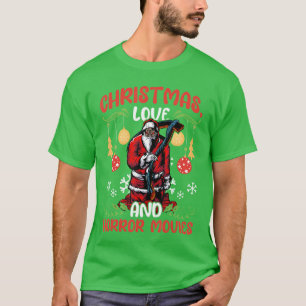 Camiseta Reaper Cinema Papai Noel Assustador Natal Amor Ter