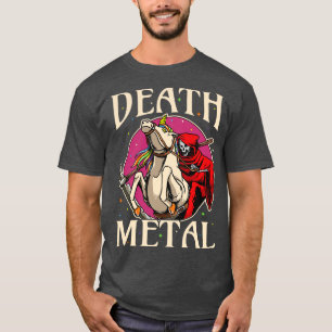 Camiseta Reaper Rock Satã Unicorn Festivais Death Metal 1