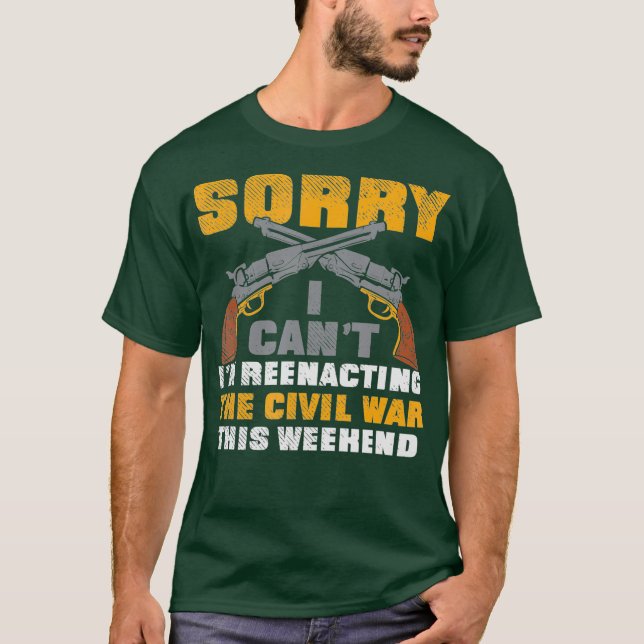 Camiseta Reator de História Americana da Guerra Civil (Frente)