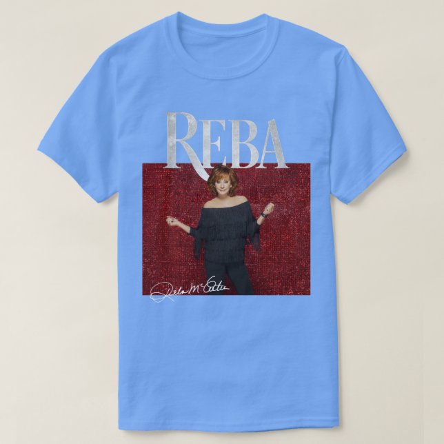 Camiseta Reba Live in Concert 2022 com Assinatura (Frente do Design)