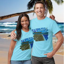 Camiseta Rebanho ao Redor e Descubra Gaivota Engraçada