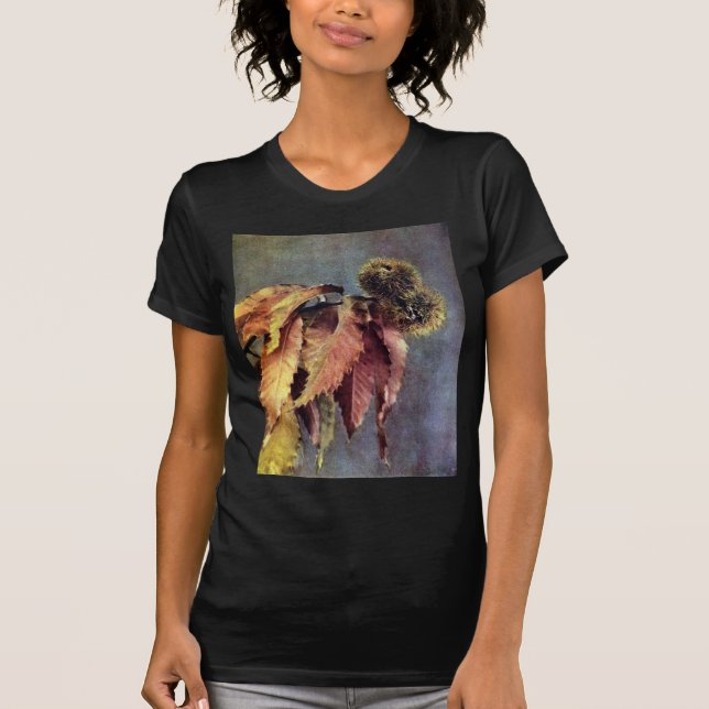 Camiseta Rebarbas e folhas da castanha (Frente)