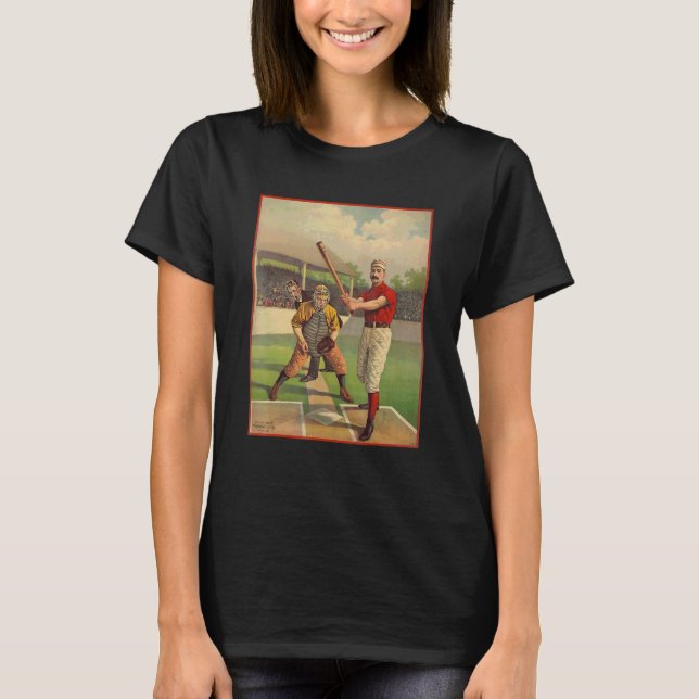 Camiseta Rebatida de Casa Rebatedor de Bola Longa de Beiseb (Frente)