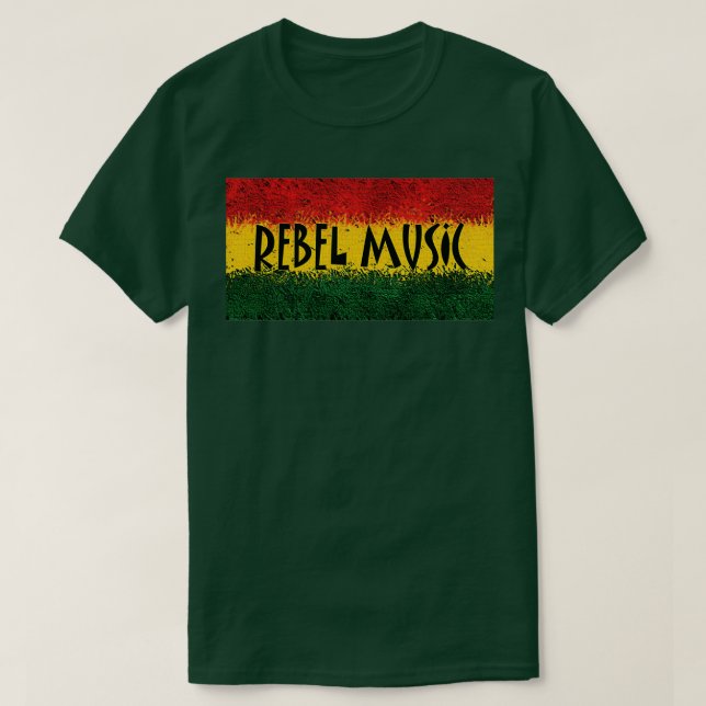 Camiseta Rebel Music (Frente do Design)