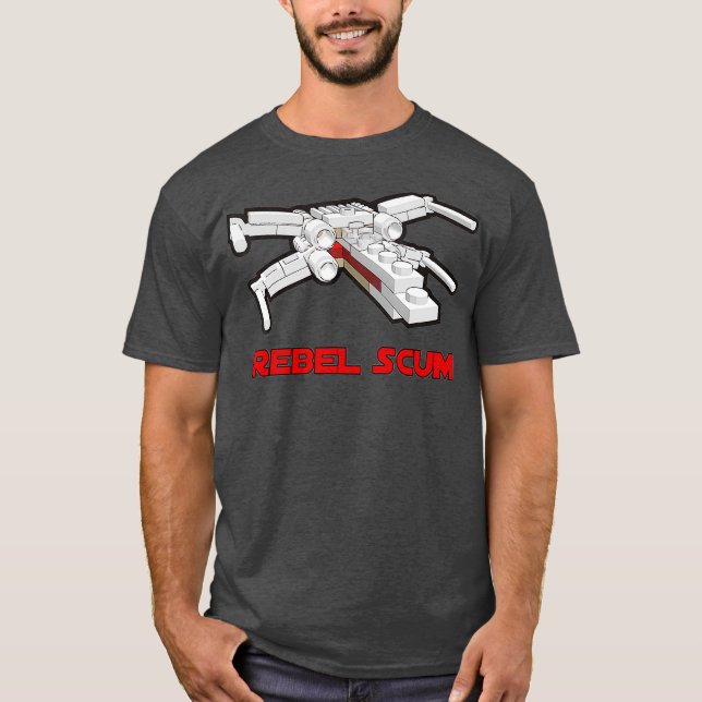 Camiseta Rebel Scum  Revolutionary Fighter Pilot (Frente)