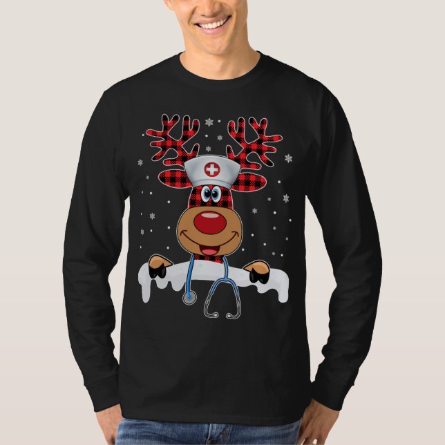 Camiseta Rebelde de Escrupula de Natal Esfrega Luvas de Bor (Frente)
