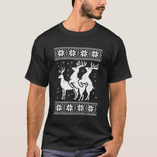 Camiseta Rebelde de Natal Feia Threincrível Adulto Engraçad