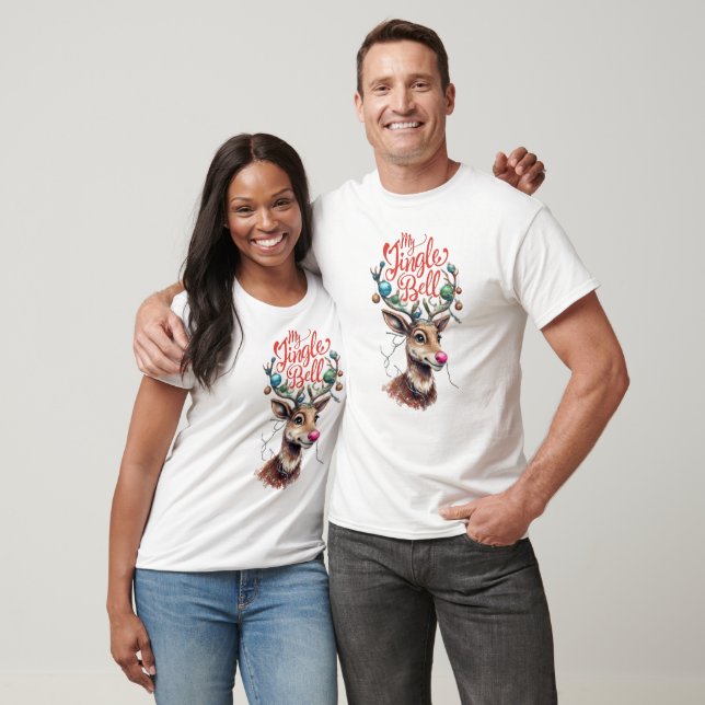 Camiseta Rebelde de Natal Festivo (Unissex)