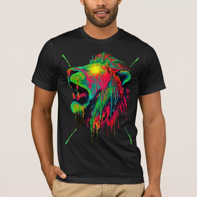 Camiseta Rebelde Leão  (Frente)