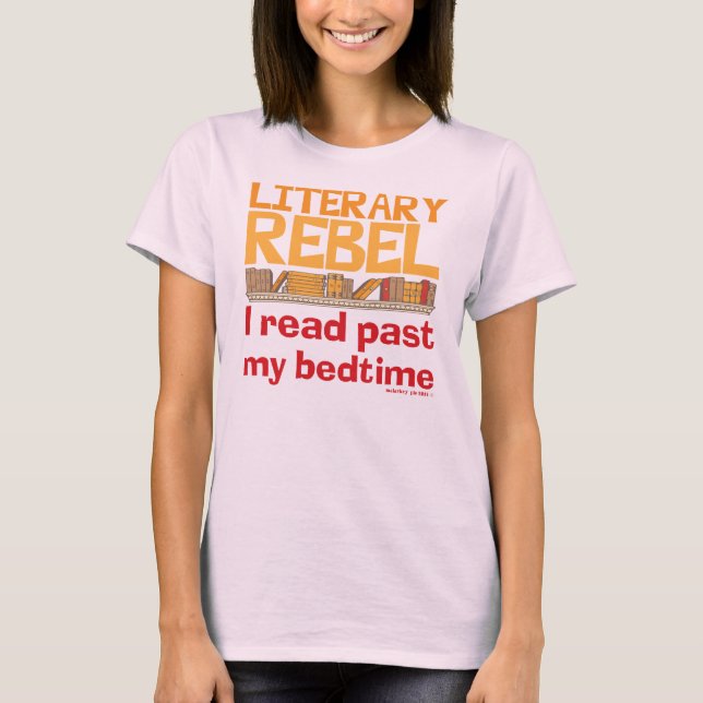 Camiseta Rebelde literário (Frente)