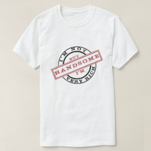 Camiseta Rebelde Não sou muito rica, mas sou bonit