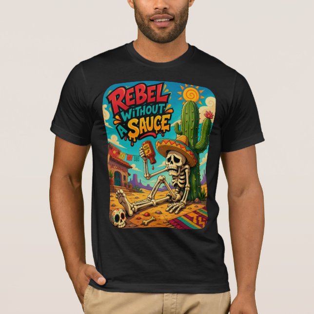 Camiseta Rebelde sem molho (Frente)