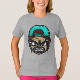 Camiseta Rebelde Urbano: Rosto Estilo Grafite