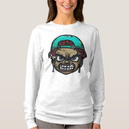 Camiseta Rebelde Urbano: Rosto Estilo Grafite