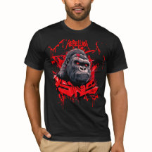 Rebelião da Camiseta78 Gorila Grafite