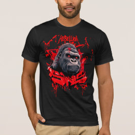 Camiseta Rebelião da Camiseta78  Gorila Grafite 