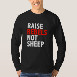 Camiseta Rebeliões de Consciência Elevam Não Ovelhas Parent