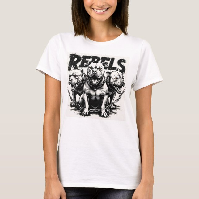 Camiseta Rebels-Pitbulls (Frente)