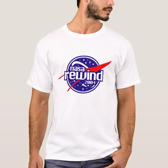 CAMISETA REBOBINAÇÃO 2004 DA NASA (Frente)