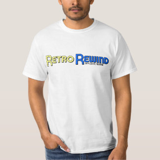 Camiseta Rebobinação retro & t-shirt combinado de DHP