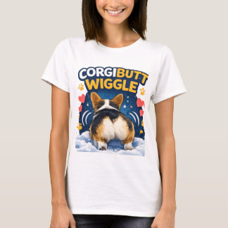 Camiseta Rebolado de Rabo de Corgi – Humor de Corgi Engraça