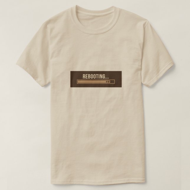 Camiseta (Reboot do Café | Para Amantes de Café) (Frente do Design)
