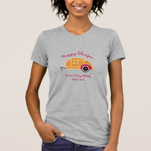 Camiseta Reboque feliz da lágrima do vintage de Glamper