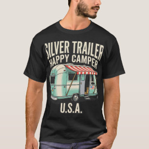 Camiseta Reboque Prateado Vintage Estrada Americana Retro 7