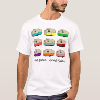 Camiseta Reboques do vintage. Boas épocas. Bons tempos