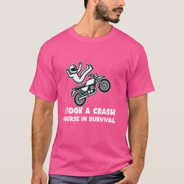 Camiseta Rec. Lesão por Acidente de Motocicleta Sobrevivent (Frente)