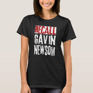 Camiseta Recall Gavin Newsom anti CA Governador Ga