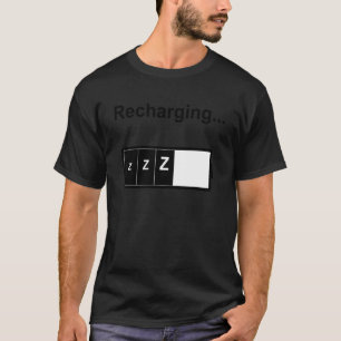 Camiseta Recarregando Bateria Suspenso
