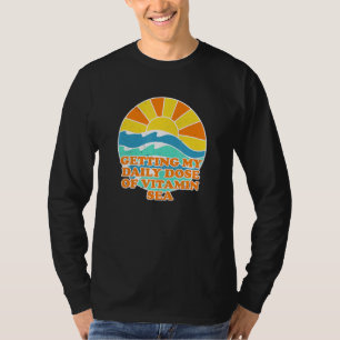 Camiseta Recebendo Minha Dose Diária De Vitamina Sea Beach
