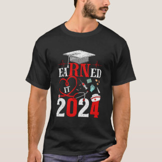 Camiseta Recebeu 2024 Para Graduação De Enfermeiros Ou Clas