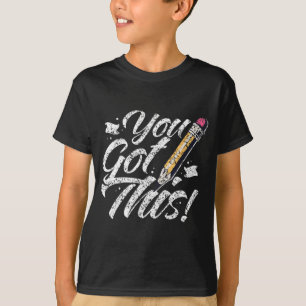 Camiseta Recebeu Este Teste De Pontuação Do Dia Do Professo
