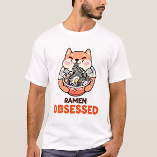 Camiseta Receita Asiática Obsessiva de Ramen