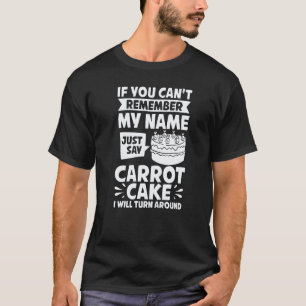 Camiseta Receita de Bolo de Cenoura Cupcakes Torta Sem Glút