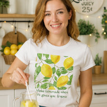 Camiseta Receita de Limonada / Limão