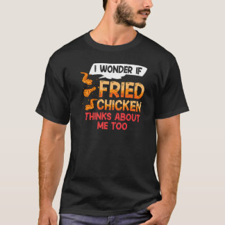 Camiseta Receita de Tiras de Asa de Frango Frito Dedos