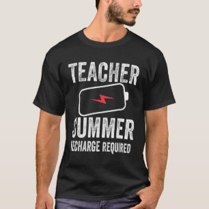 Camiseta Receita de Verão do Professor Necessária Vintage n