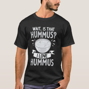 Camiseta Receita Vegana de Hummus Spread Árabe