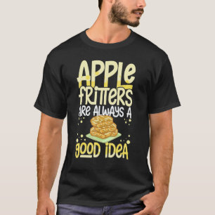 Camiseta Receitas de Apple Fritter Donuts Pão Sem Glúten Ve