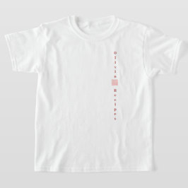 Camiseta Receitas de Gingham Rosa Bege Xadrez Fofo Feminino