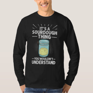 Camiseta Receitas de Massa Mãe para Pão de Fermento Natural