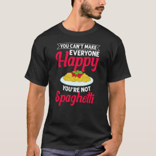 Camiseta Receitas de Molho de Macarrão Espaguete Italiano C